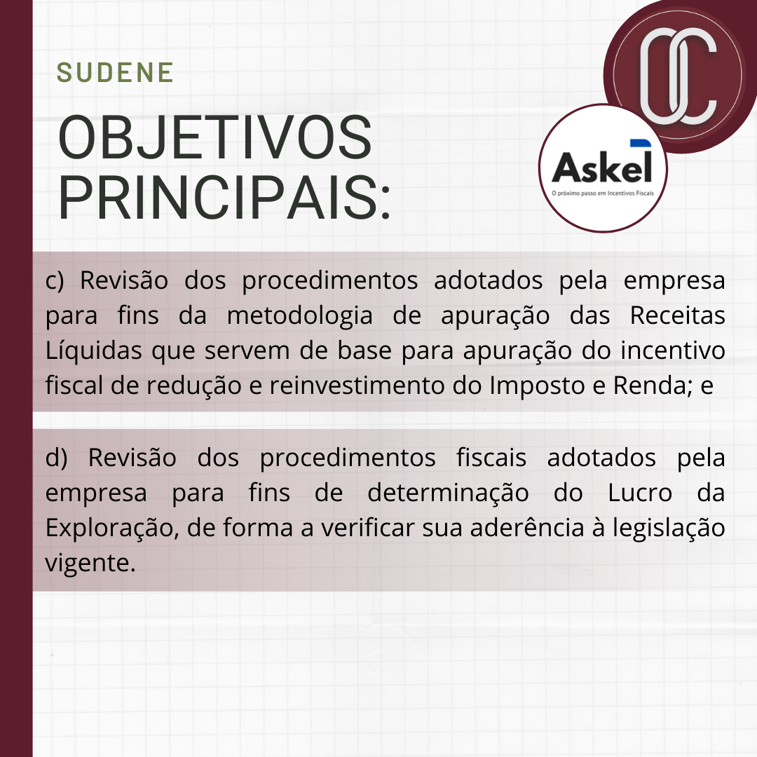 Principais Objetivos Da Sudene. - Incentivos Fiscais - ES